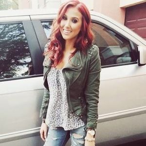 Lookbook Store Studded Army Green Jacket